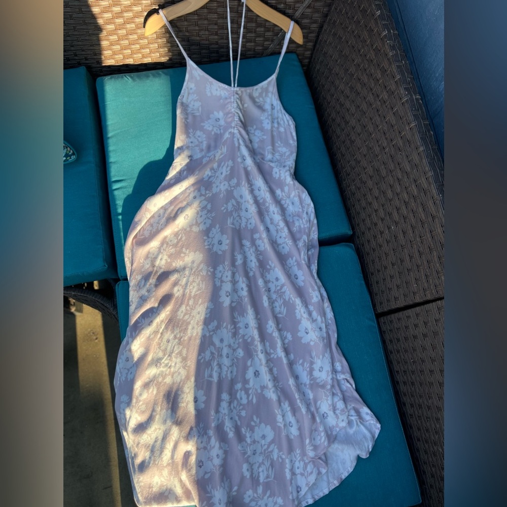 Women’s Final Touch Pastel Purple Midi Dress